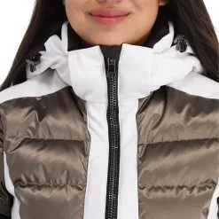 Kelly, Softshell Jacket Softshell Ski-jas Dames Goud, Wit -Ski-Jassen Winkel kelly softshell jacket ac softshell jas dames goud wit 22kelly104v4 BI 07