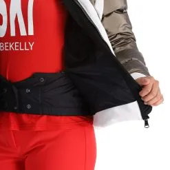 Kelly, Softshell Jacket Softshell Ski-jas Dames Goud, Wit -Ski-Jassen Winkel kelly softshell jacket ac softshell jas dames goud wit 22kelly104v4 BI 11