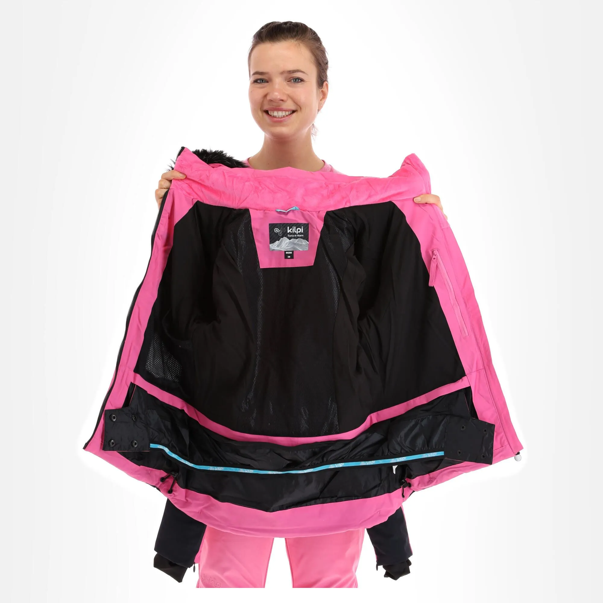 Kilpi, Carrie-W Ski-jas Dames Roze 7 Kilpi, Carrie-W Ski-jas Dames Roze - Afbeelding 5