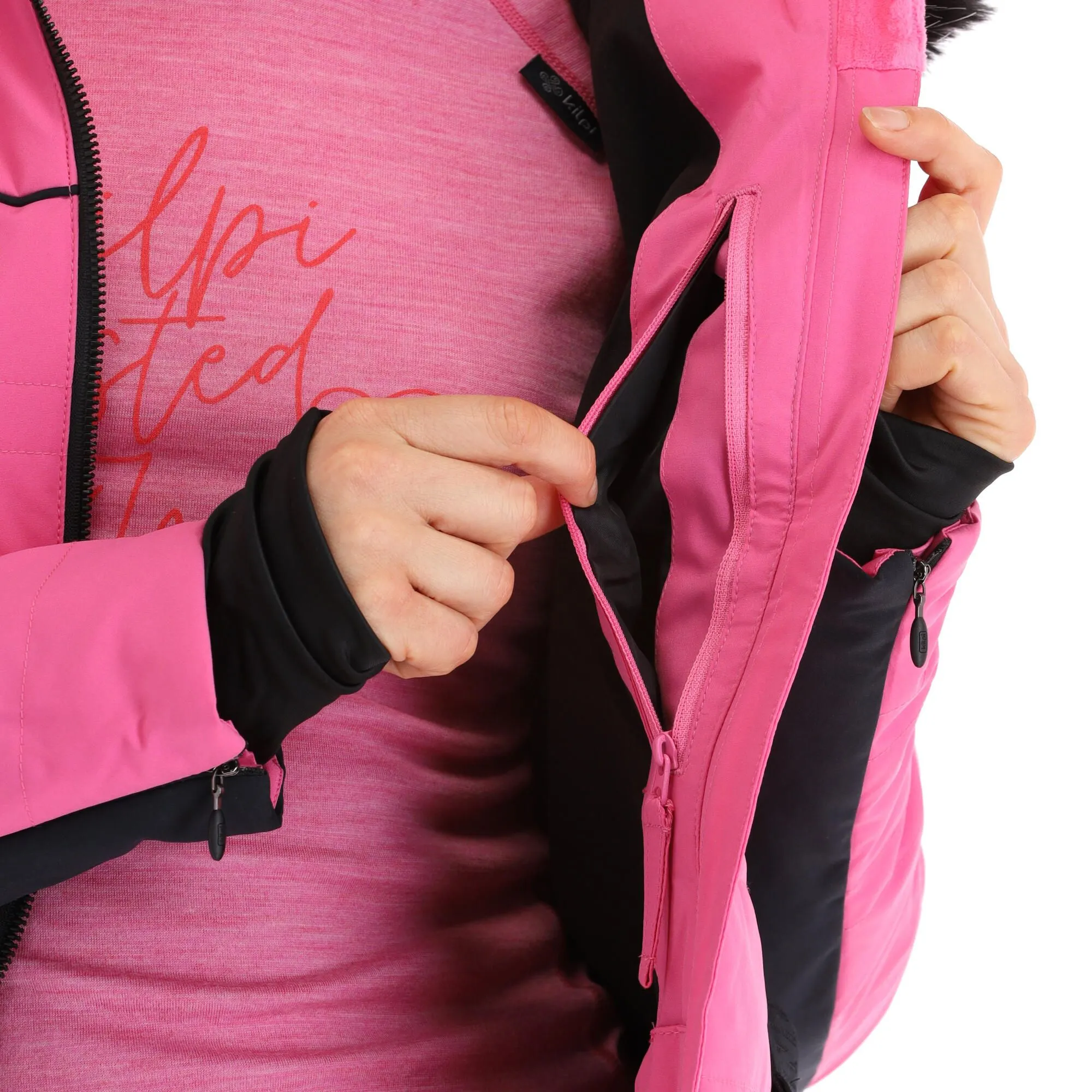 Kilpi, Carrie-W Ski-jas Dames Roze 9 Kilpi, Carrie-W Ski-jas Dames Roze - Afbeelding 7