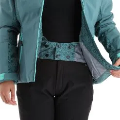 Kilpi, Flip-W Ski-jas Dames Dark Groen -Ski-Jassen Winkel kilpi flip w aa jas gevoerd dames dark groen 22kilpi108v2 BI 08