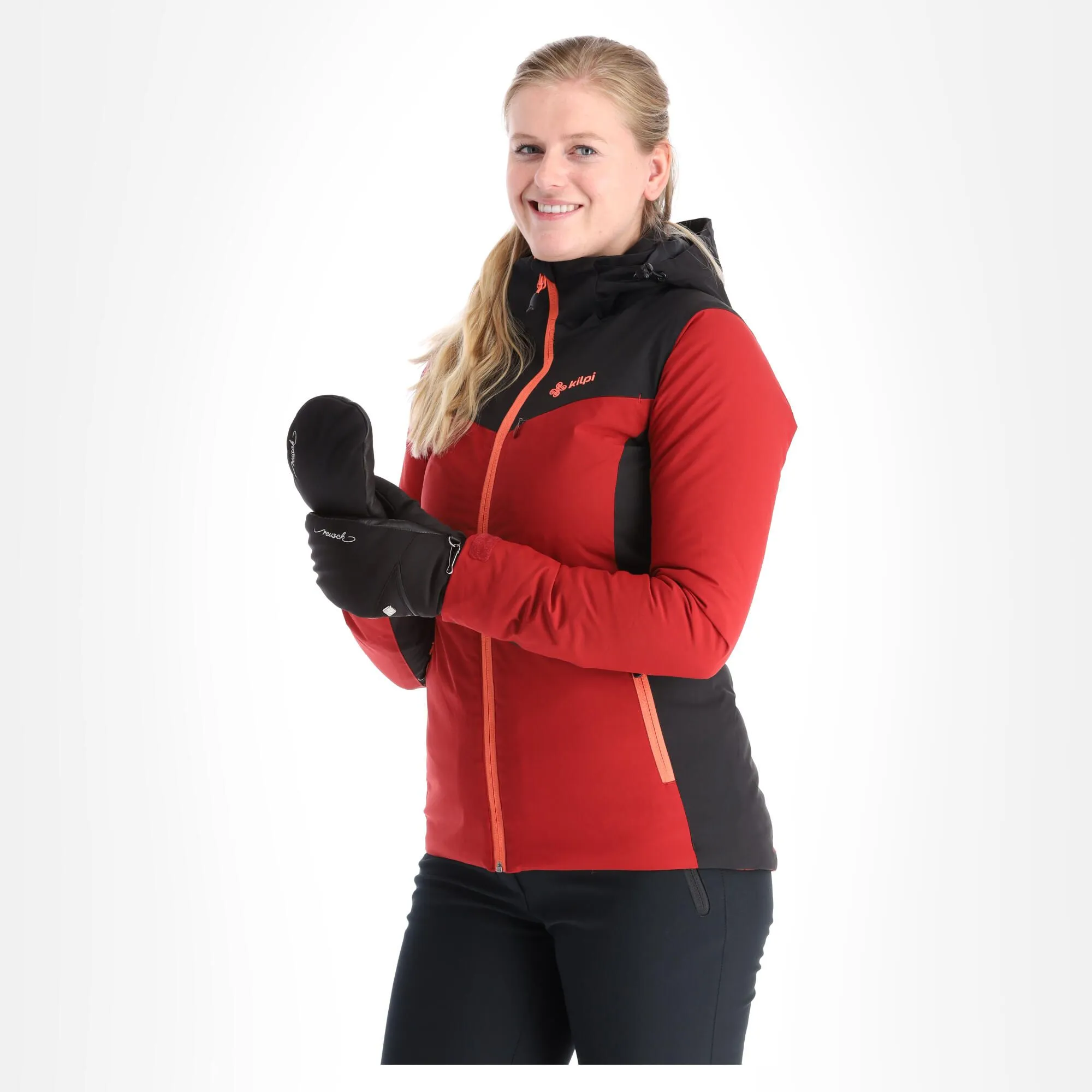 Kilpi, Flip-W Ski-jas Dames Dark Rood 5 Kilpi, Flip-W Ski-jas Dames Dark Rood - Afbeelding 3