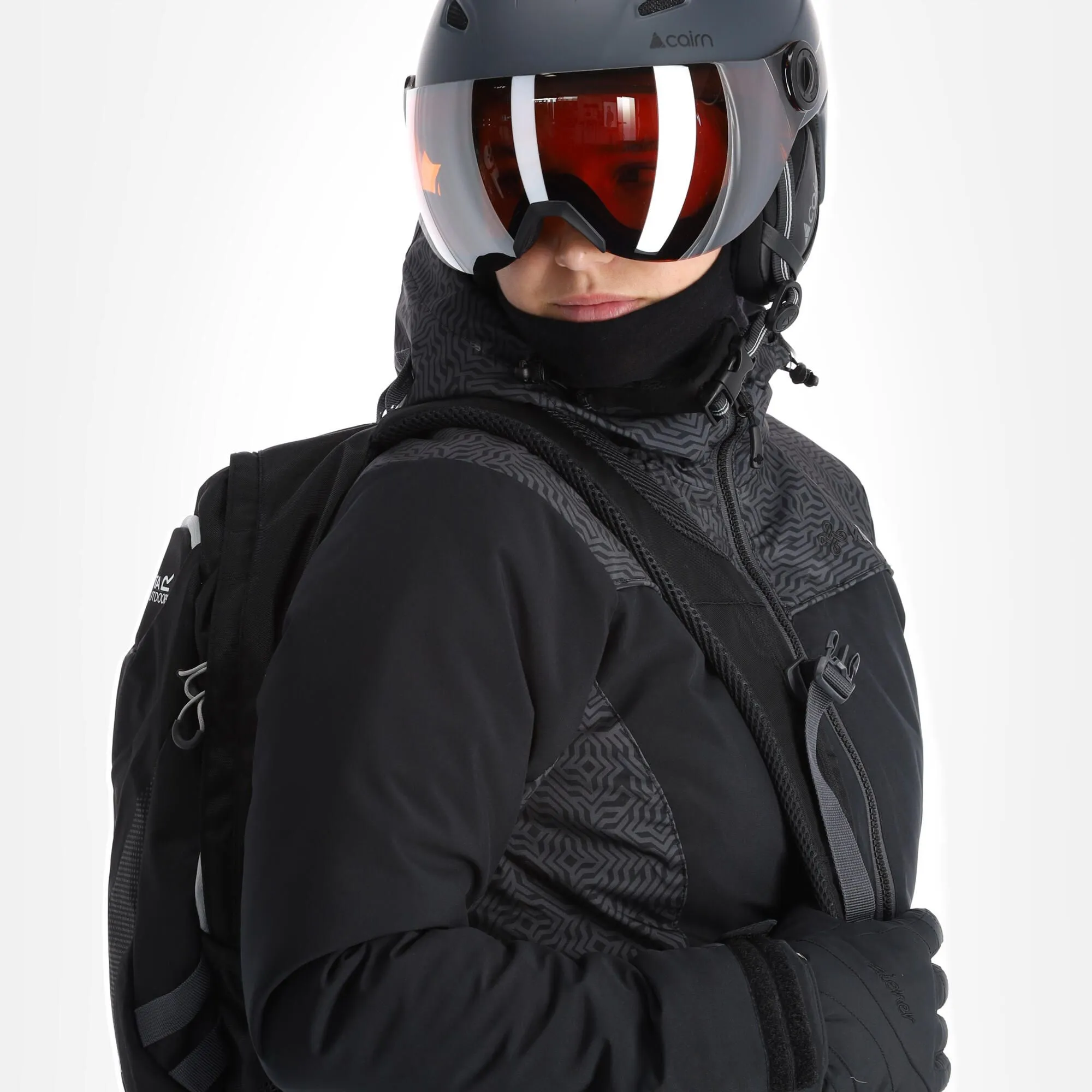 Kilpi, Flip-W Ski-jas Dames Zwart 6 Kilpi, Flip-W Ski-jas Dames Zwart - Afbeelding 4