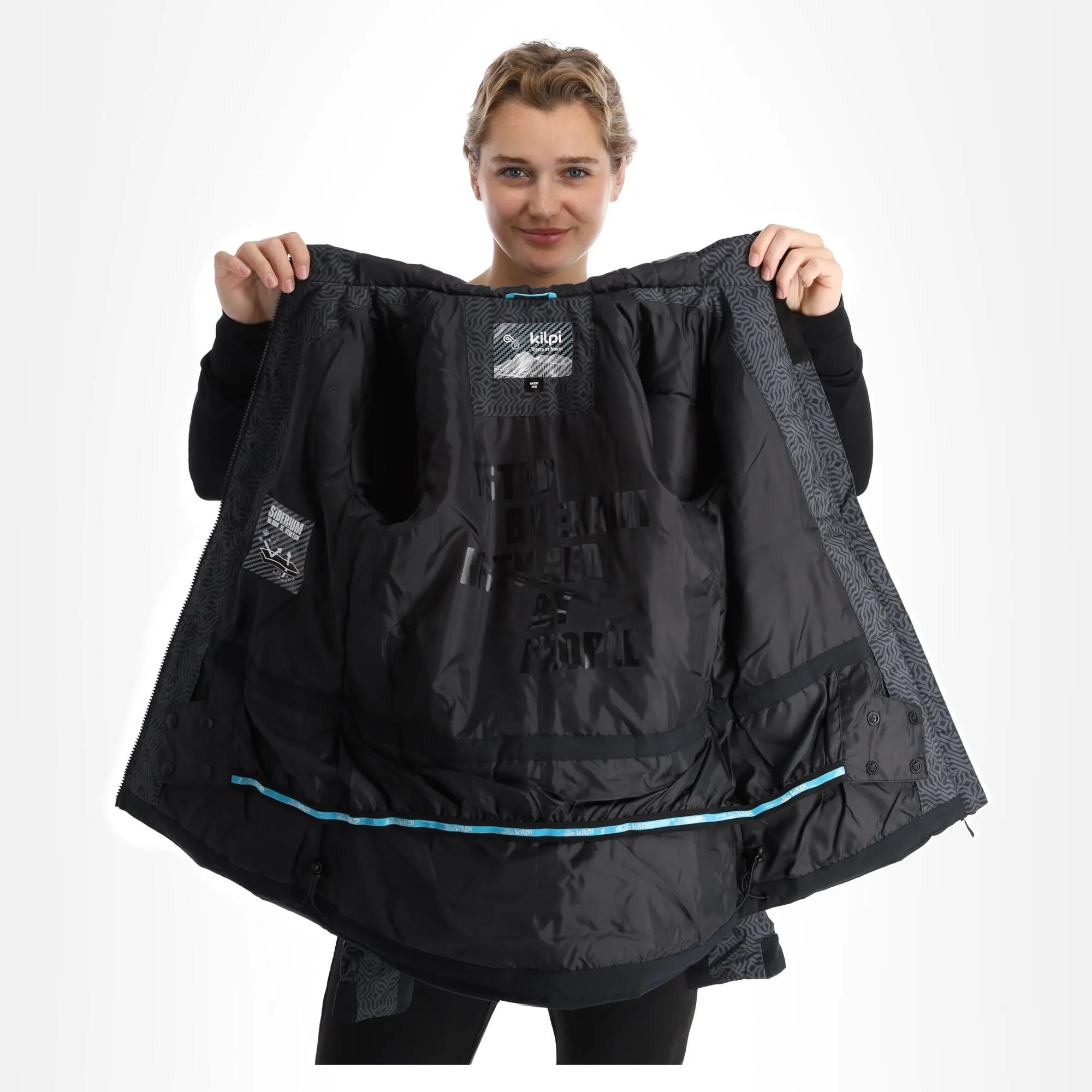 Kilpi, Flip-W Ski-jas Dames Zwart 7 Kilpi, Flip-W Ski-jas Dames Zwart - Afbeelding 5