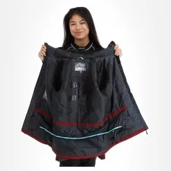 Kilpi, Flip-W Ski-jas Grote Maten Dames Dark Rood -Ski-Jassen Winkel kilpi flip w aa jas gevoerd plus size dames dark rood 22kilpi127v1 BI 06