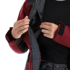 Kilpi, Flip-W Ski-jas Grote Maten Dames Dark Rood -Ski-Jassen Winkel kilpi flip w aa jas gevoerd plus size dames dark rood 22kilpi127v1 BI 09