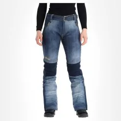 Kilpi, Jeanso-W Softshell Skibroek Dames Blauw -Ski-Jassen Winkel kilpi jeanso w bc skibroek softshell dames blauw 22kilpi119v1 BI 04