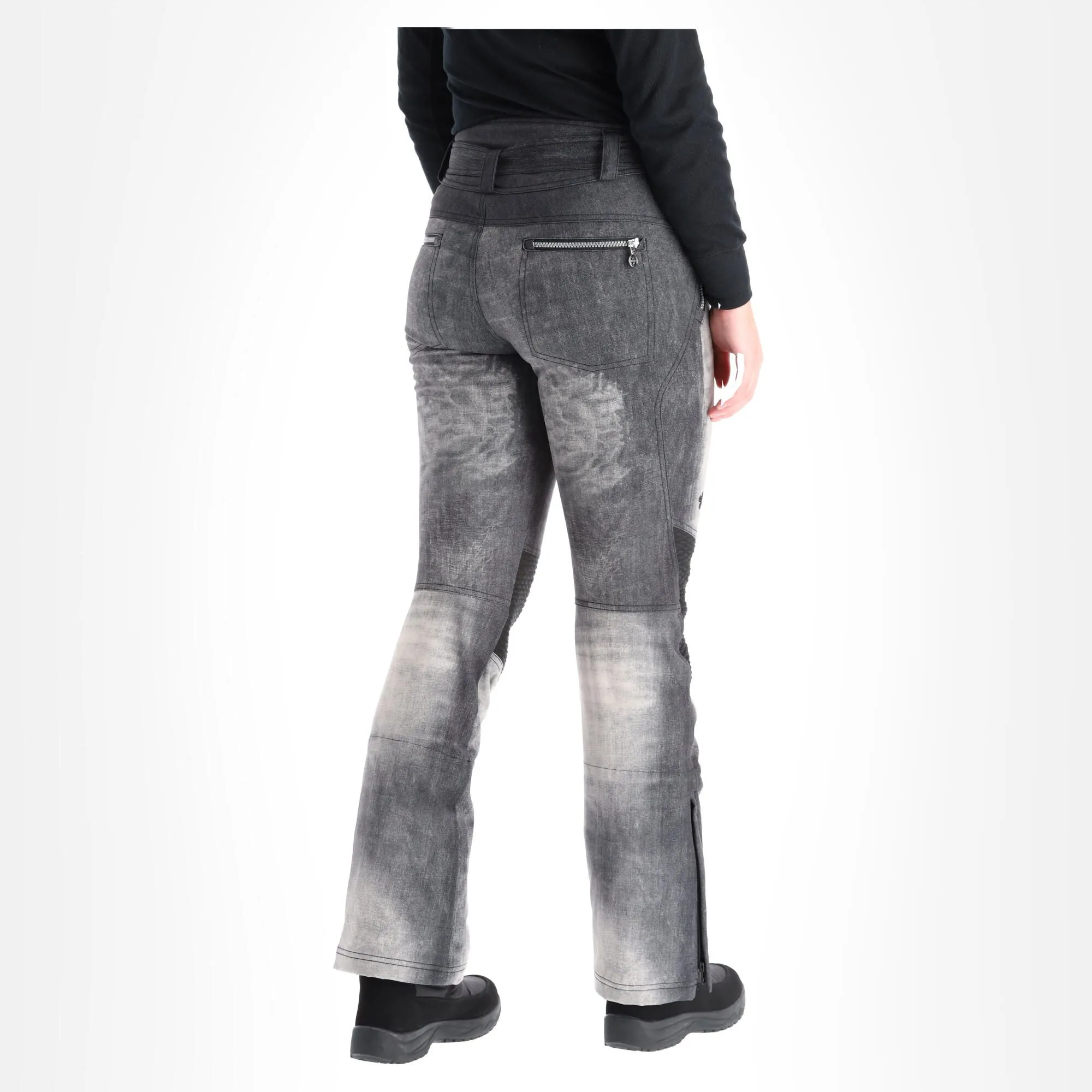 Kilpi, Jeanso-W Softshell Skibroek Dames Zwart 4 Kilpi, Jeanso-W Softshell Skibroek Dames Zwart - Afbeelding 2