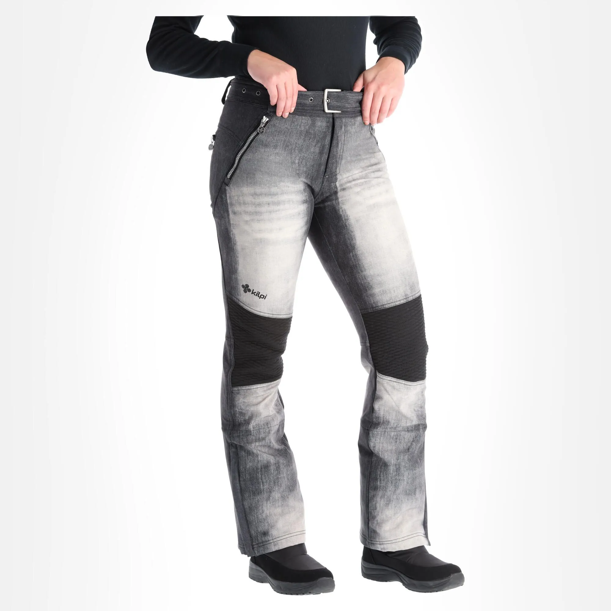 Kilpi, Jeanso-W Softshell Skibroek Dames Zwart 5 Kilpi, Jeanso-W Softshell Skibroek Dames Zwart - Afbeelding 3