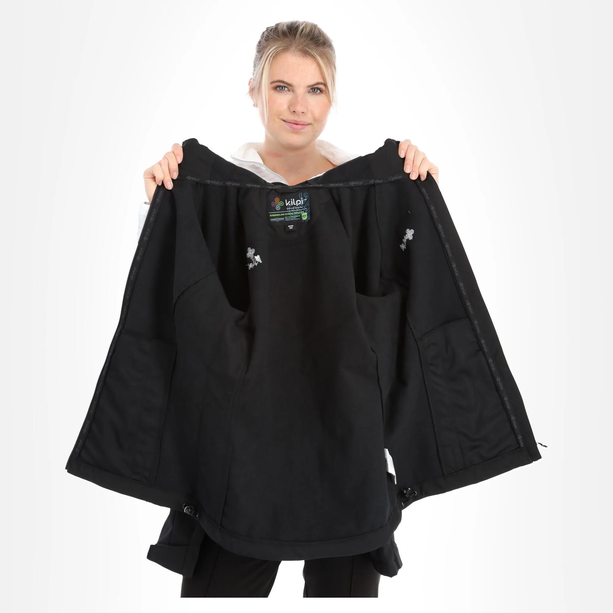 Kilpi, Mila-W Softshell Ski-jas Dames Zwart 7 Kilpi, Mila-W Softshell Ski-jas Dames Zwart - Afbeelding 5