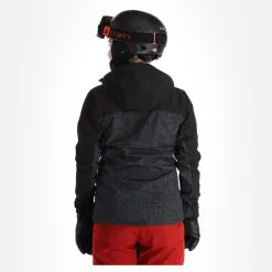 Kilpi, Ravia-W Softshell Ski-jas Dames Dark Grijs -Ski-Jassen Winkel kilpi ravia w ac softshell jas dames dark grijs 22kilpi109v3 BI 03