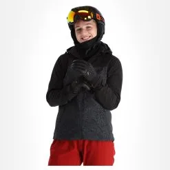 Kilpi, Ravia-W Softshell Ski-jas Dames Dark Grijs -Ski-Jassen Winkel kilpi ravia w ac softshell jas dames dark grijs 22kilpi109v3 BI 04