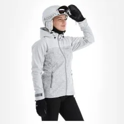 Kilpi, Ravia-W Softshell Ski-jas Dames Wit -Ski-Jassen Winkel kilpi ravia w ac softshell jas dames wit 22kilpi109v2 BI 04