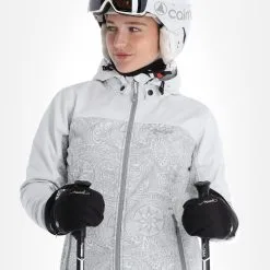 Kilpi, Ravia-W Softshell Ski-jas Dames Wit -Ski-Jassen Winkel kilpi ravia w ac softshell jas dames wit 22kilpi109v2 BI 05