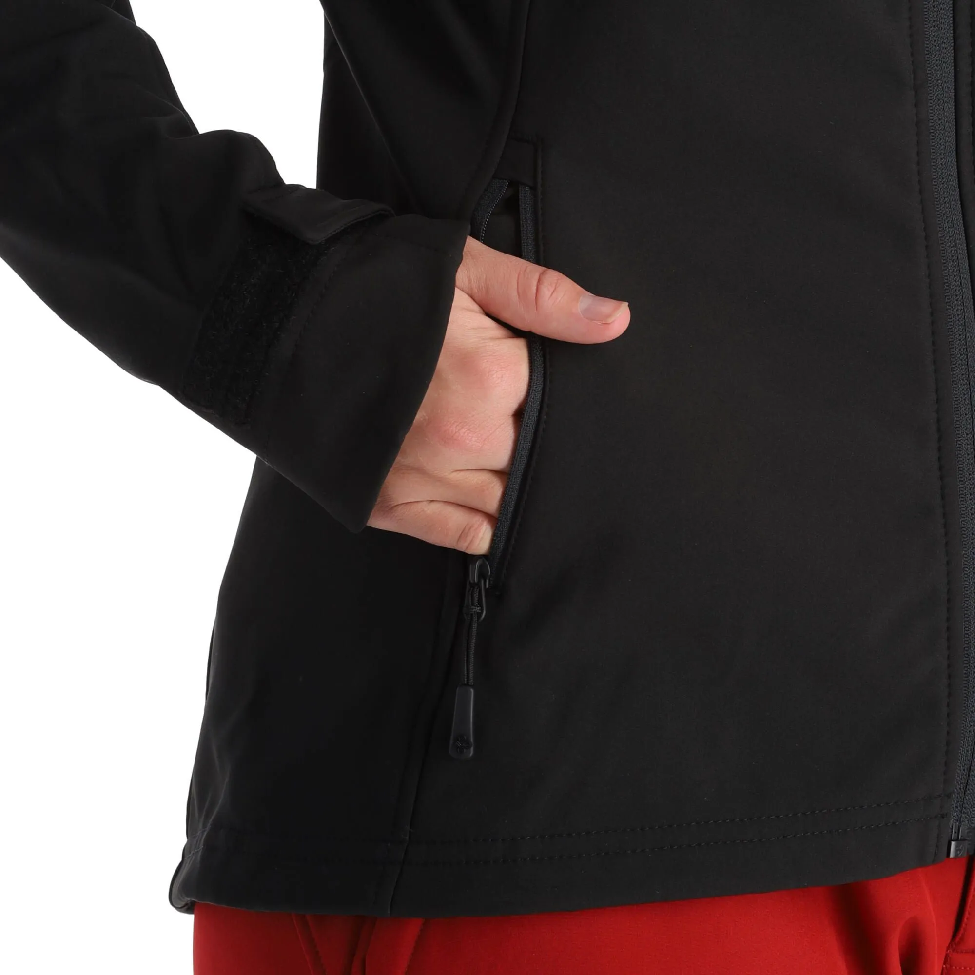 Kilpi, Ravia-W Softshell Ski-jas Dames Zwart 11 Kilpi, Ravia-W Softshell Ski-jas Dames Zwart - Afbeelding 9