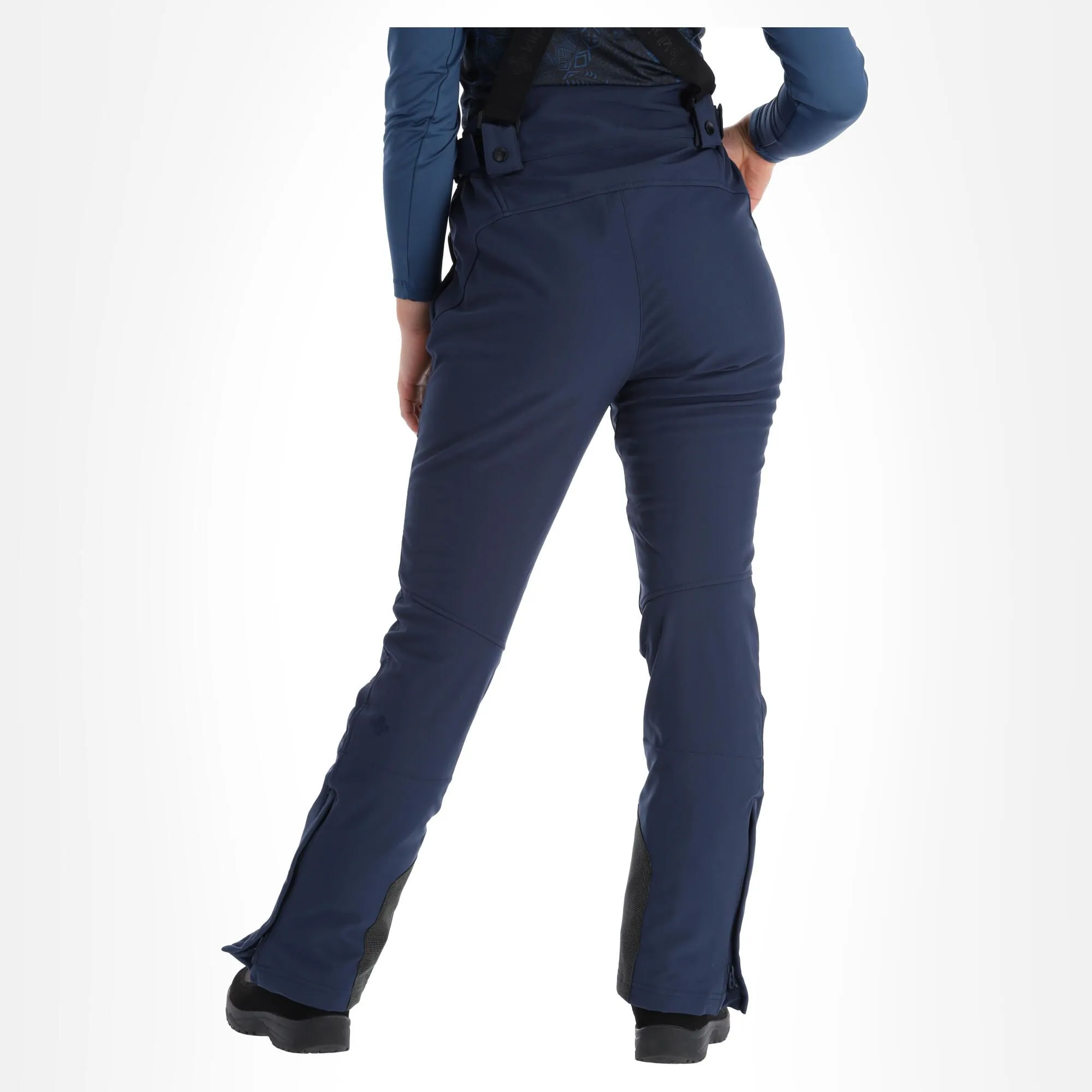 Kilpi, Rhea-W Softshell Skibroek Dames Dark Blauw 4 Kilpi, Rhea-W Softshell Skibroek Dames Dark Blauw - Afbeelding 2