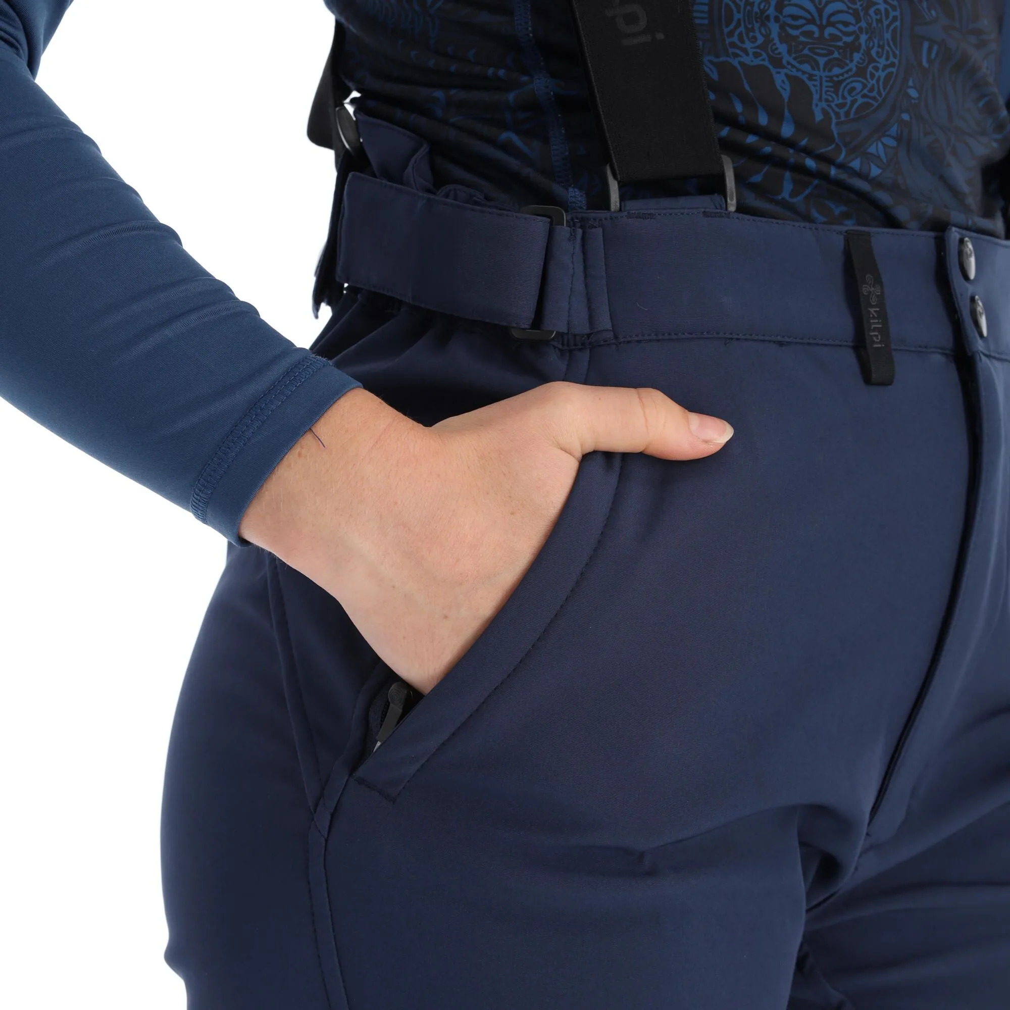 Kilpi, Rhea-W Softshell Skibroek Dames Dark Blauw 9 Kilpi, Rhea-W Softshell Skibroek Dames Dark Blauw - Afbeelding 7