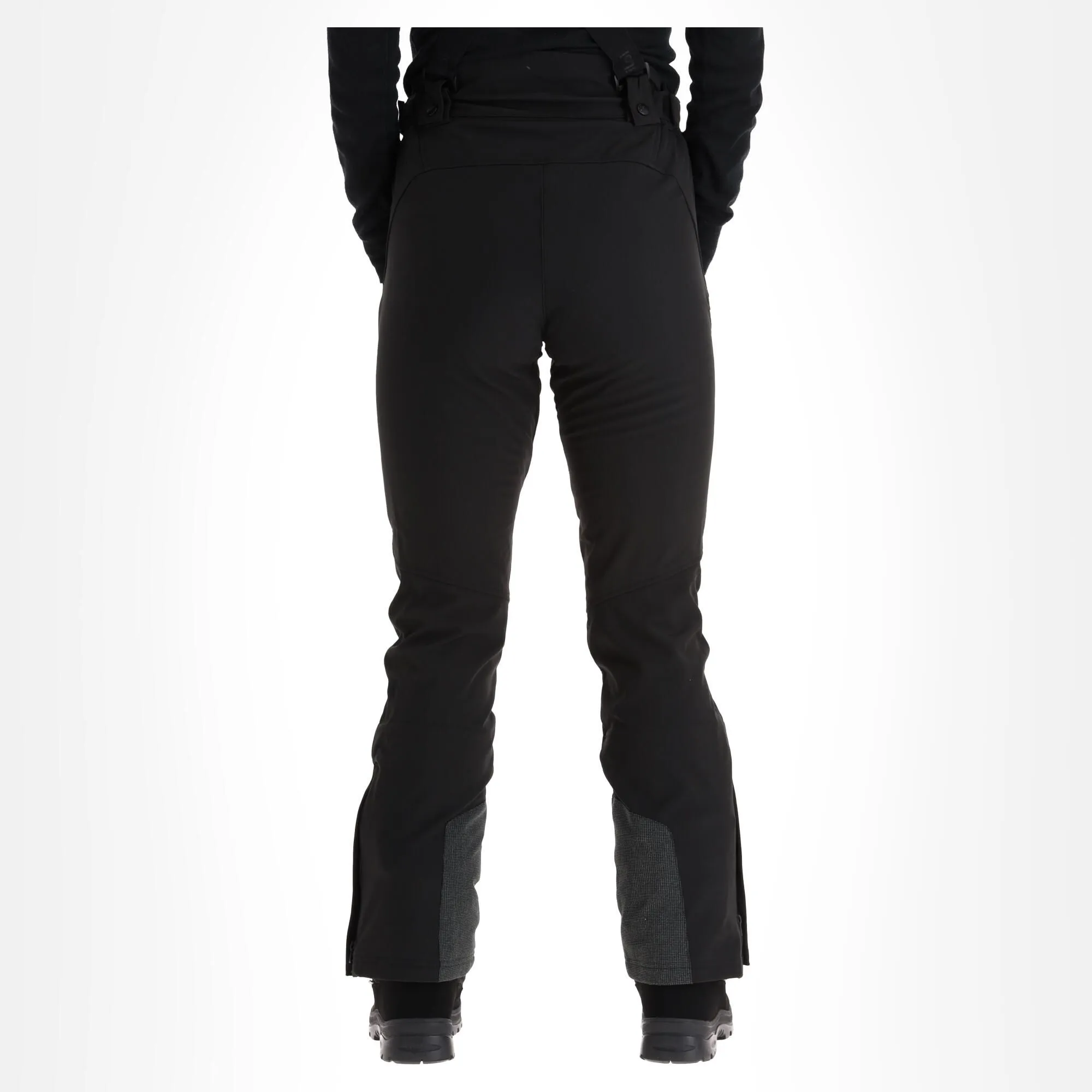 Kilpi, Rhea-W Softshell Skibroek Grote Maten Dames Zwart 4 Kilpi, Rhea-W Softshell Skibroek Grote Maten Dames Zwart - Afbeelding 2