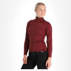 Kilpi, Willie-W Skipully Grote Maten Dames Dark Rood -Ski-Jassen Winkel kilpi willie w ga ski pully plus size dames dark rood 22kilpi131v1 BI 04