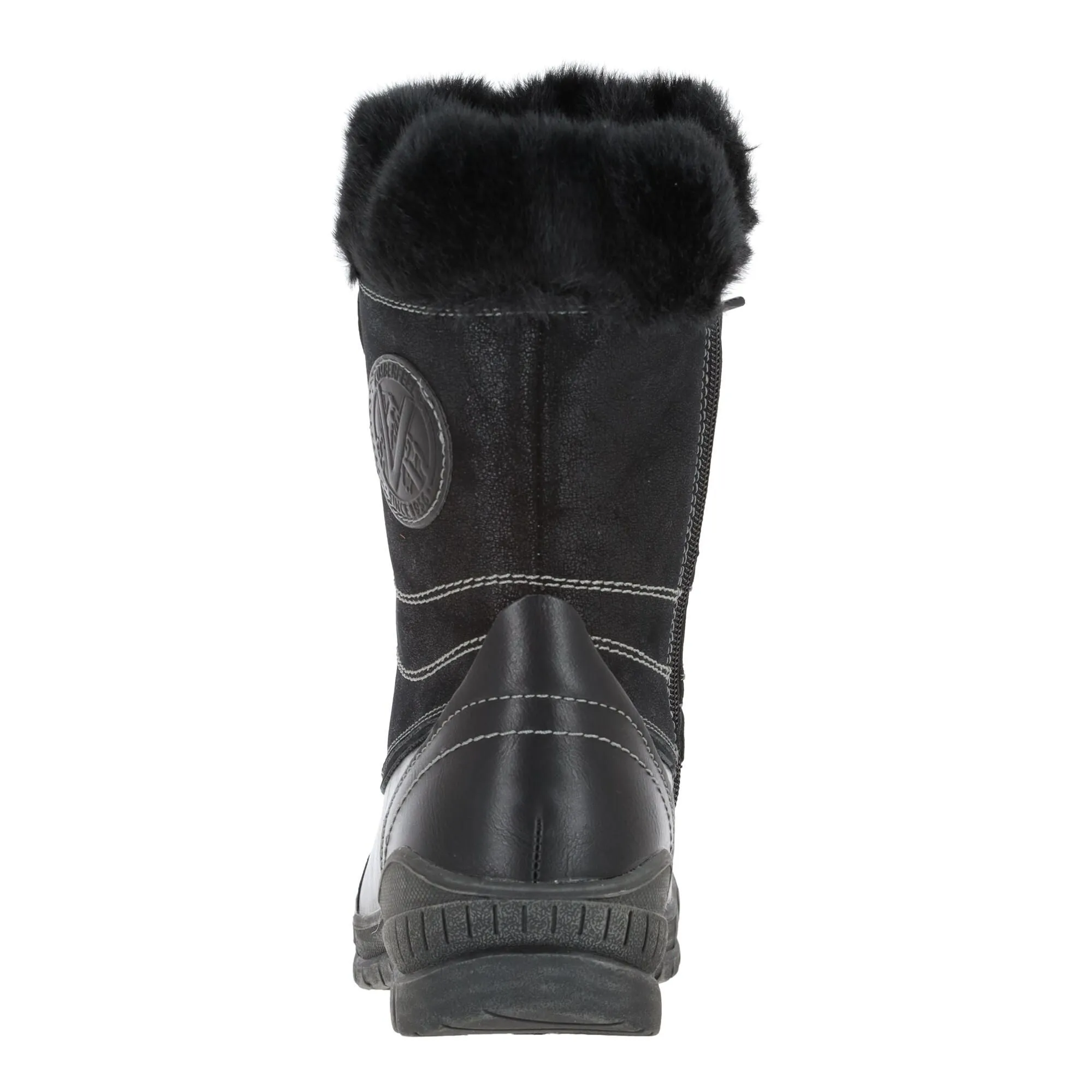 Kimberfeel, Delmos Snowboots Dames Charcoal Zwart 5 Kimberfeel, Delmos Snowboots Dames Charcoal Zwart - Afbeelding 3