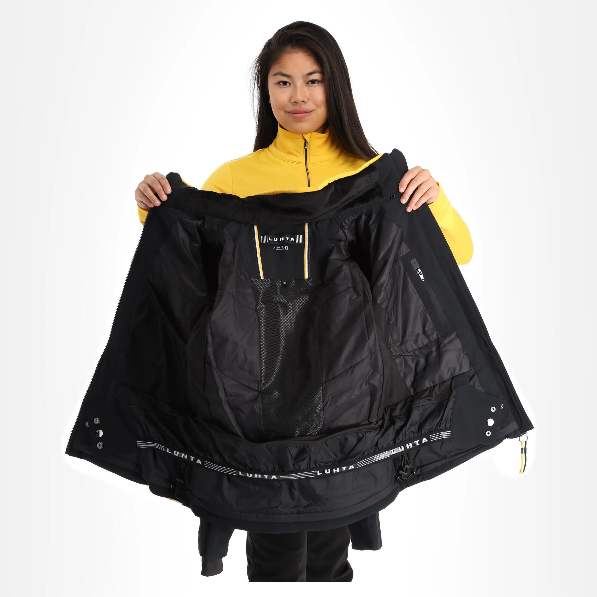 Luhta, Hanhimaa Ski-jas Dames Zwart 7 Luhta, Hanhimaa Ski-jas Dames Zwart - Afbeelding 5