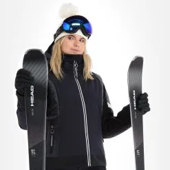 Luhta, Hietanen Ski-jas Dames Dark Blauw -Ski-Jassen Winkel luhta hietanen aa jas gevoerd dames dark blauw 22luhta117v2 BI 05