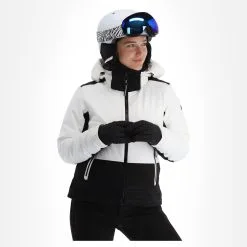 Luhta, Hookana Ski-jas Dames Optic Wit -Ski-Jassen Winkel luhta hookana aa jas gevoerd dames optic wit 22luhta118v2 BI 04