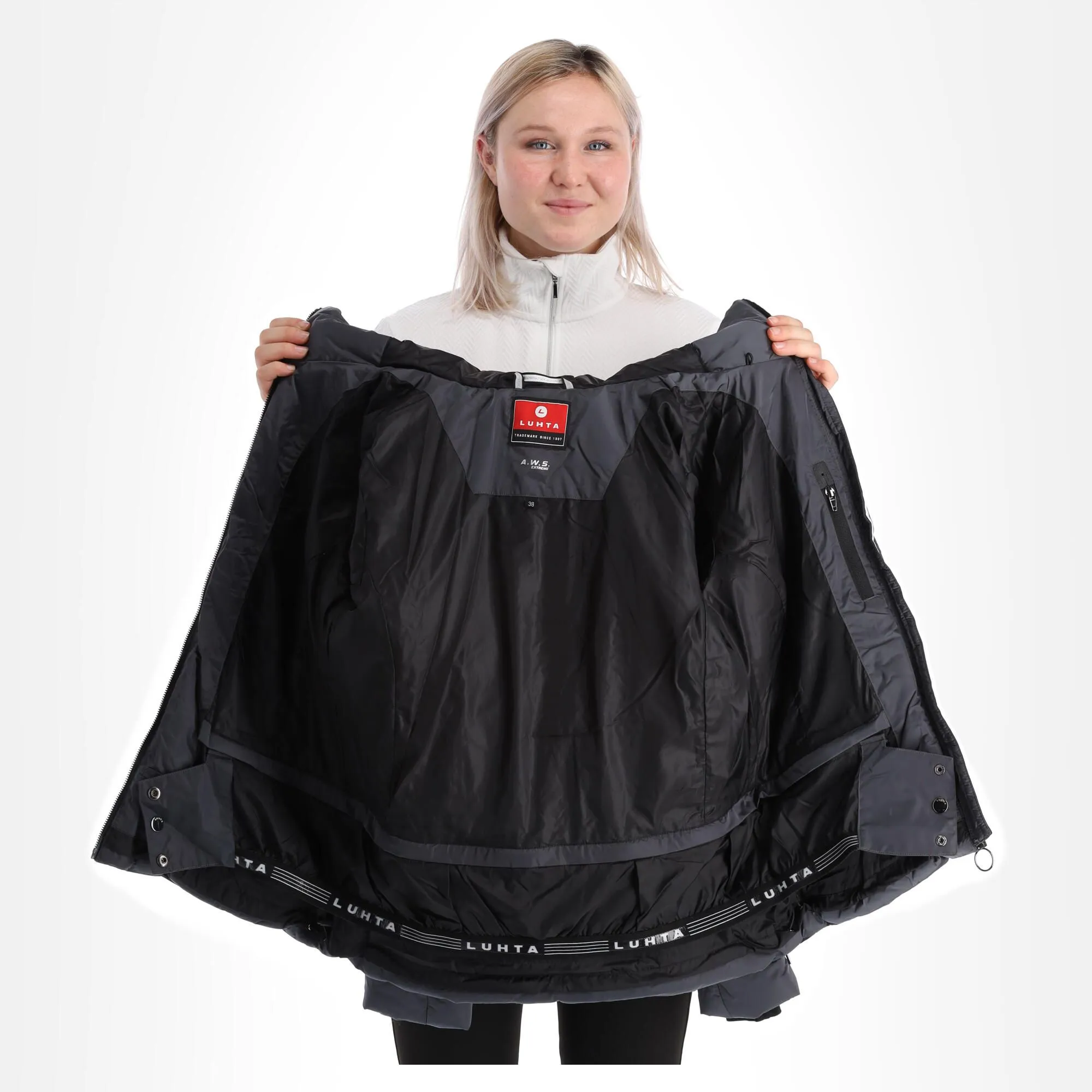 Luhta, Kaavi Ski-jas Dames Lead Grijs 7 Luhta, Kaavi Ski-jas Dames Lead Grijs - Afbeelding 5