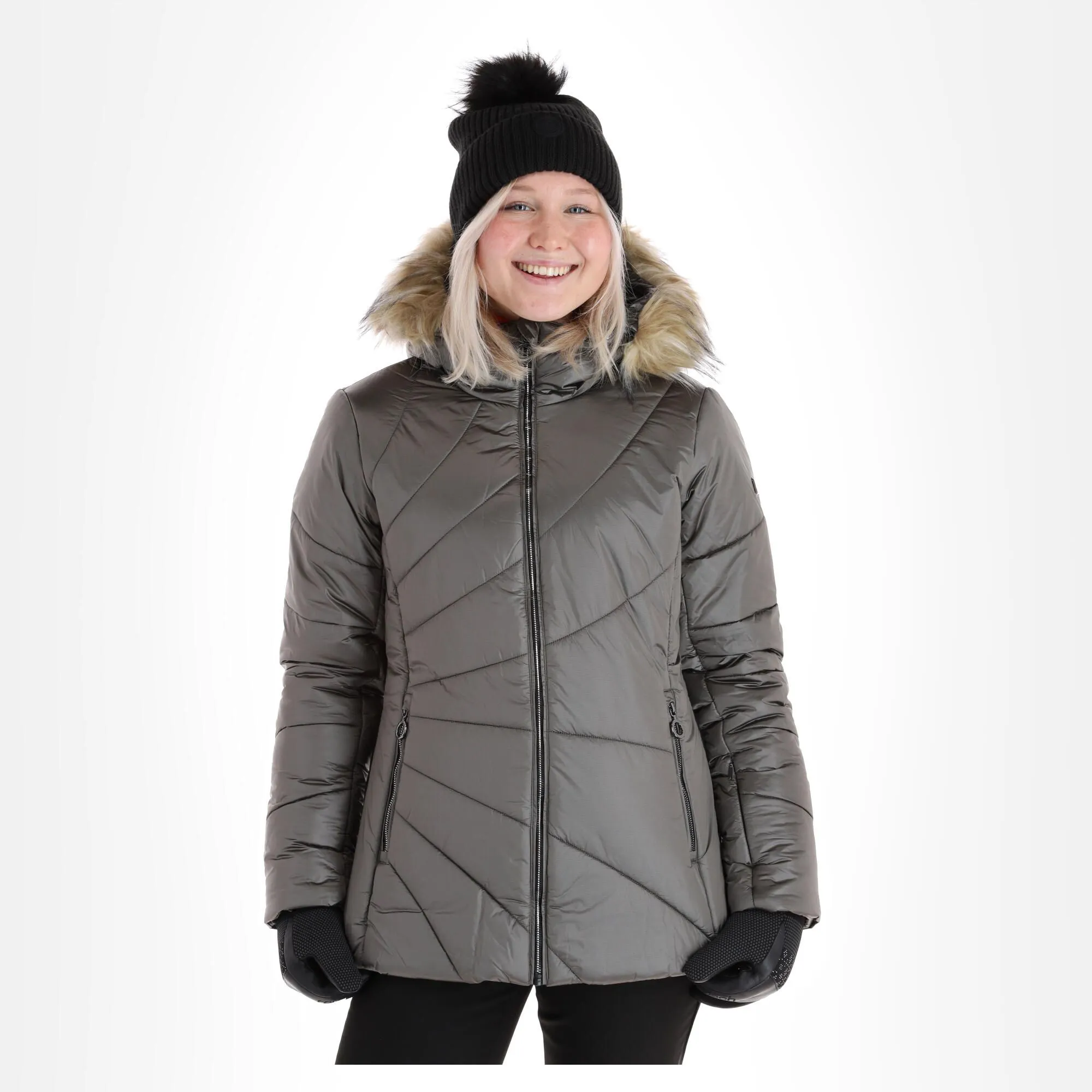 Luhta, Kanavansuu Ski-jas Dames Beige 3 Luhta, Kanavansuu Ski-jas Dames Beige