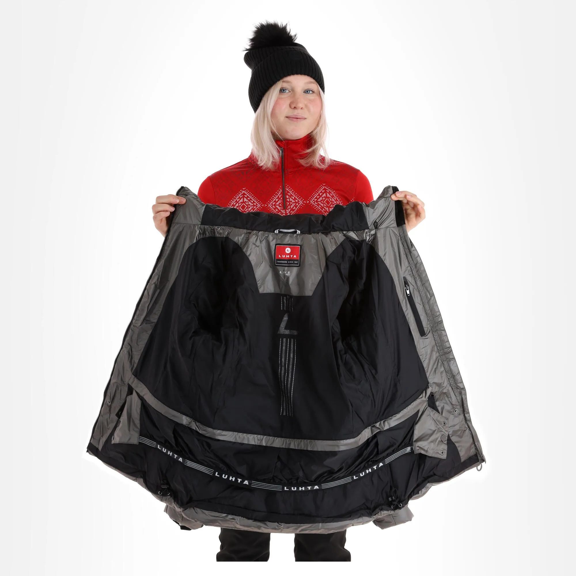 Luhta, Kanavansuu Ski-jas Dames Beige 7 Luhta, Kanavansuu Ski-jas Dames Beige - Afbeelding 5