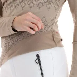 Luhta, Kitinen Skipully Dames Beige -Ski-Jassen Winkel luhta kitinen ga ski pully dames beige 22luhta102v4 BI 06