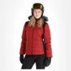 Luhta, Lainiotunturi Ski-jas Dames CRANBERRY Rood -Ski-Jassen Winkel luhta lainiotunturi aa jas gevoerd dames cranberry rood AA21luh104d BI 02