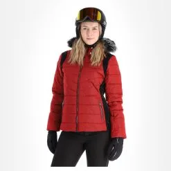 Luhta, Lainiotunturi Ski-jas Dames CRANBERRY Rood