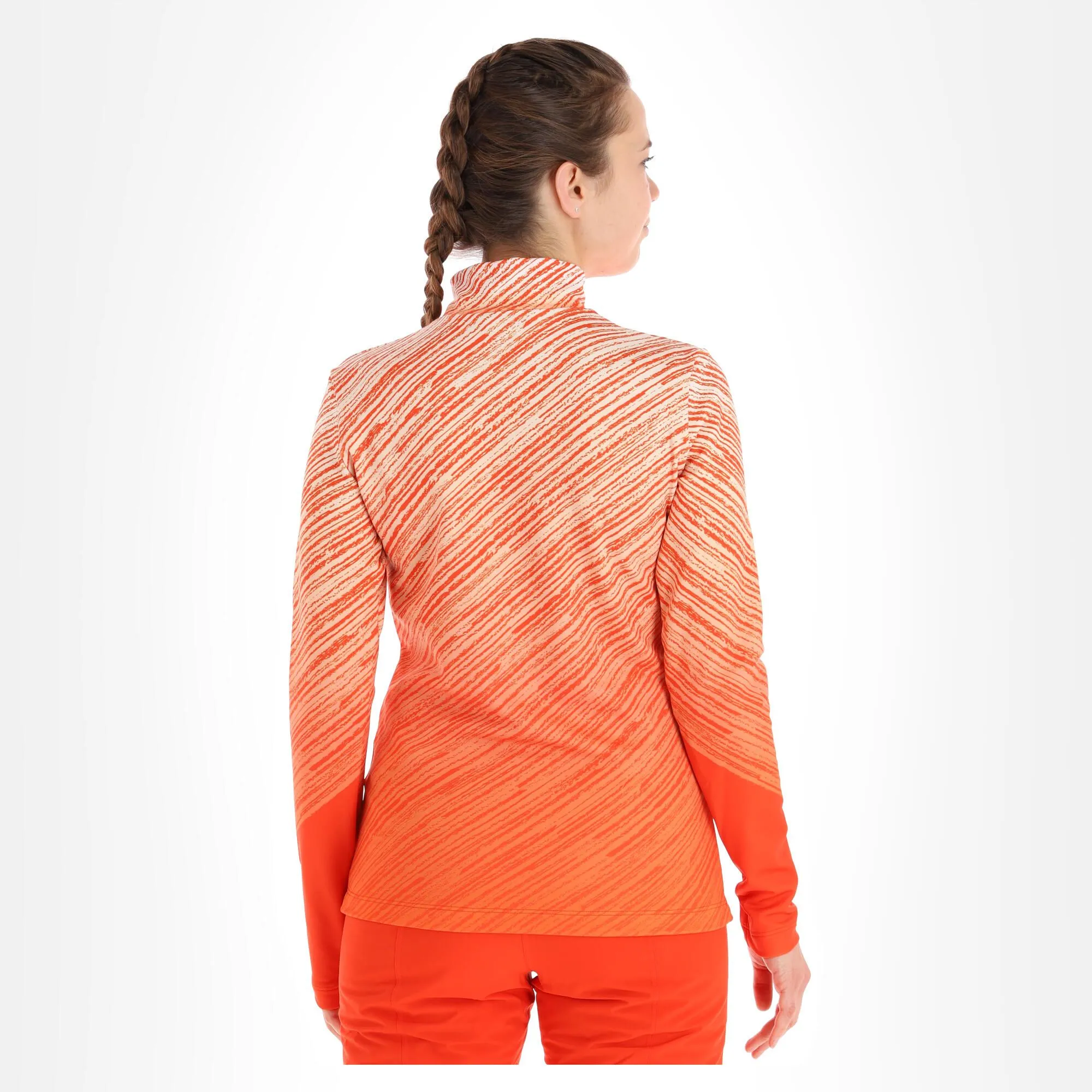 Maier Sports, Choralpe Skipully Dames Siren Print Rood 4 Maier Sports, Choralpe Skipully Dames Siren Print Rood - Afbeelding 2