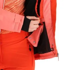 Maier Sports, Rendlspitze Ski-jas Dames Coral Rood 20 Maier Sports, Rendlspitze Ski-jas Dames Coral Rood -Ski-Jassen Winkel maier sports rendlspitze aa jas gevoerd dames coral rood 22maier108v1 BI 08