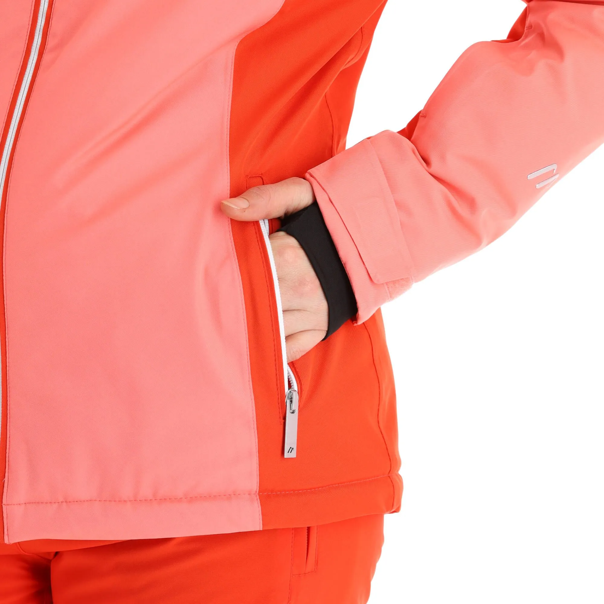 Maier Sports, Rendlspitze Ski-jas Dames Coral Rood 11 Maier Sports, Rendlspitze Ski-jas Dames Coral Rood - Afbeelding 9