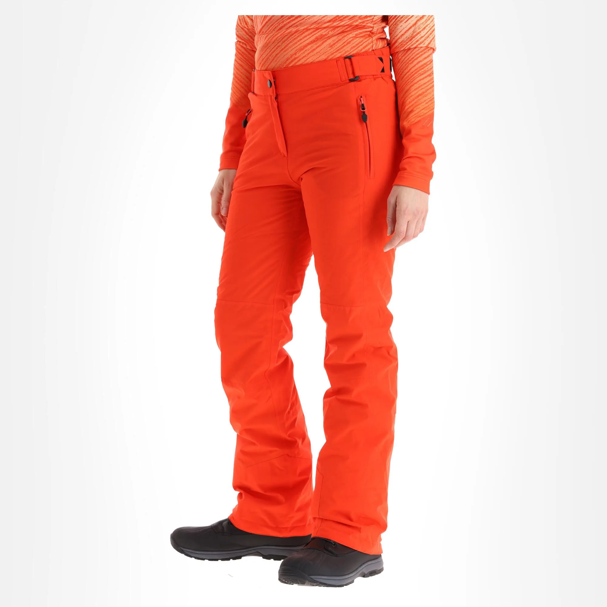 Maier Sports, Vroni Slim Skibroek Dames Siren Rood 5 Maier Sports, Vroni Slim Skibroek Dames Siren Rood - Afbeelding 3