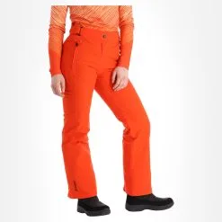 Maier Sports, Vroni Slim Skibroek Kort Model Dames Siren Rood -Ski-Jassen Winkel maier sports vroni slim ba skibroek gevoerd short model dames 22maier207v2 BI 04