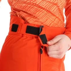 Maier Sports, Vroni Slim Skibroek Kort Model Dames Siren Rood -Ski-Jassen Winkel maier sports vroni slim ba skibroek gevoerd short model dames 22maier207v2 BI 06