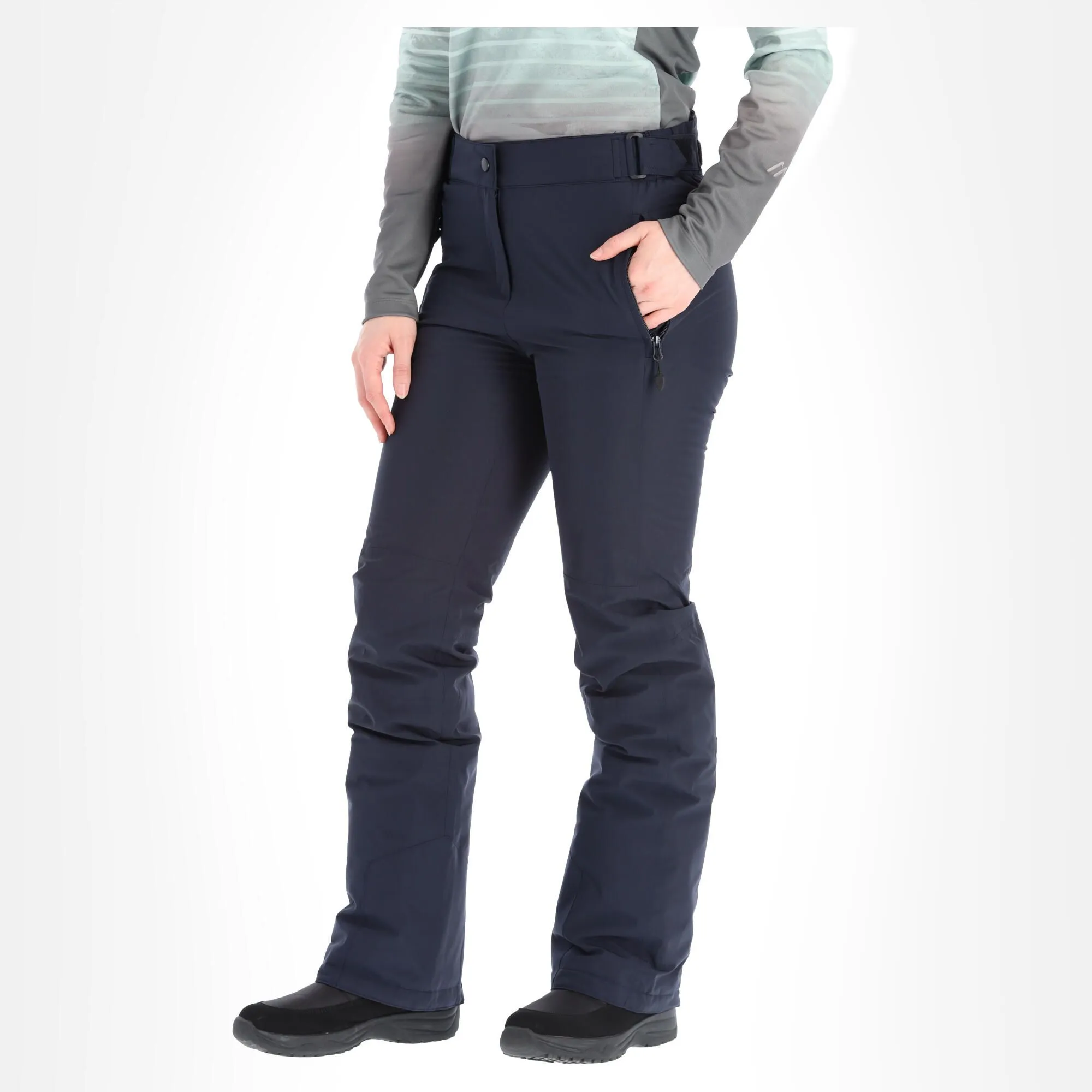 Maier Sports, Vroni Slim Skibroek Dames Night Sky Blauw 4 Maier Sports, Vroni Slim Skibroek Dames Night Sky Blauw - Afbeelding 2