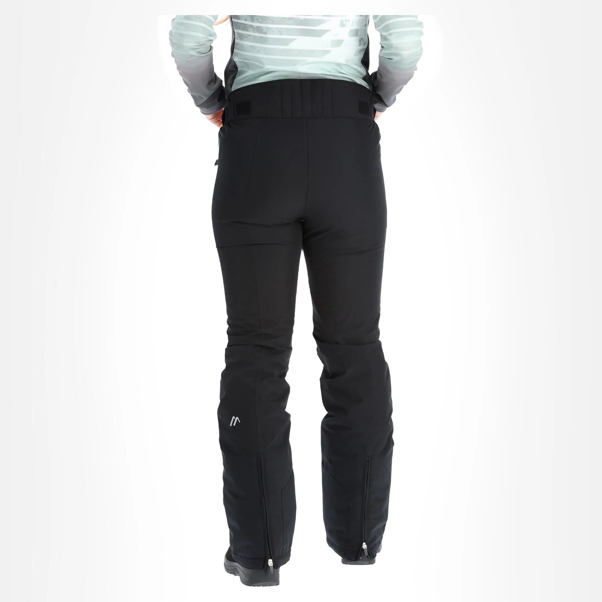 Maier Sports, Vroni Slim Skibroek Grote Maten Dames Zwart 4 Maier Sports, Vroni Slim Skibroek Grote Maten Dames Zwart - Afbeelding 2