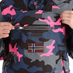 Napapijri, Rainforest W P Prt 2 (2022/2023) Winter Anorak Dames Camo Multicolor -Ski-Jassen Winkel napapijri rainforest w p prt 2 2022 2023 af anorak dames camo 22napap109v2 BI 09
