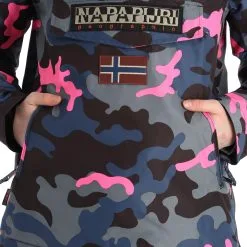 Napapijri, Rainforest W P Prt 2 (2022/2023) Winter Anorak Dames Camo Multicolor -Ski-Jassen Winkel napapijri rainforest w p prt 2 2022 2023 af anorak dames camo 22napap109v2 BI 10