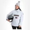 Napapijri, Rainforest W Pocket 4 (2022/2023) Winter Anorak Dames Glacier Grijs -Ski-Jassen Winkel napapijri rainforest w pocket 4 2022 2023 af anorak dames glacier 22napap108v1 BI 02