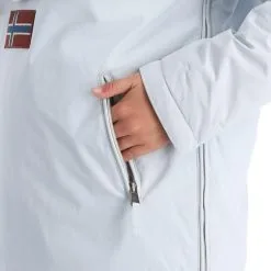Napapijri, Rainforest W Pocket 4 (2022/2023) Winter Anorak Dames Glacier Grijs -Ski-Jassen Winkel napapijri rainforest w pocket 4 2022 2023 af anorak dames glacier 22napap108v1 BI 09