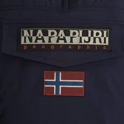 Napapijri, Rainforest W Pocket 4 (2022/2023) Winter Anorak Dames Marine Blauw -Ski-Jassen Winkel napapijri rainforest w pocket 4 af anorak dames marine blauw 22napap108v4 BI 10