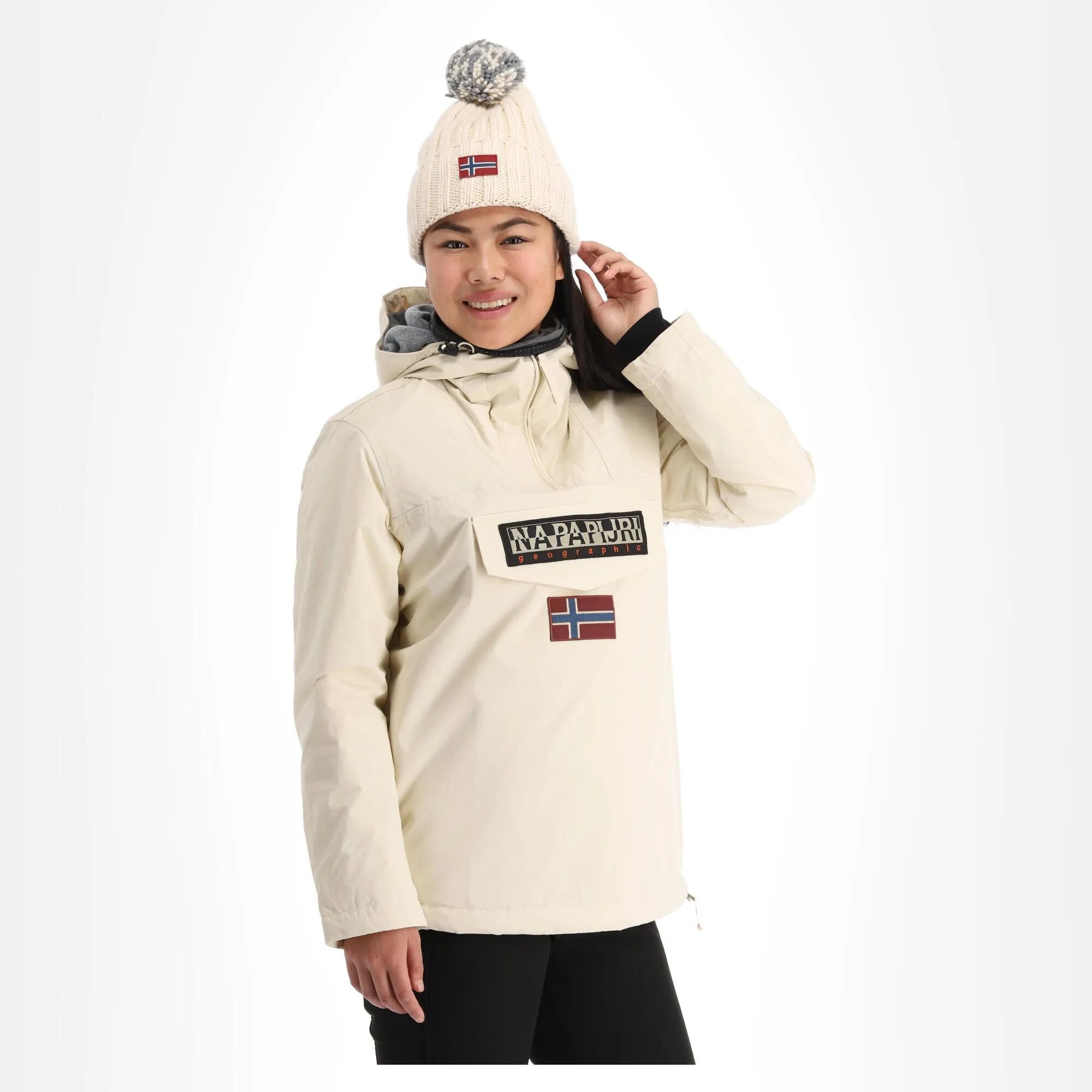 Napapijri, Rainforest W Winter 5 (2022/2023) Winter Anorak Dames Whitecap Grijs 3 Napapijri, Rainforest W Winter 5 (2022/2023) Winter Anorak Dames Whitecap Grijs