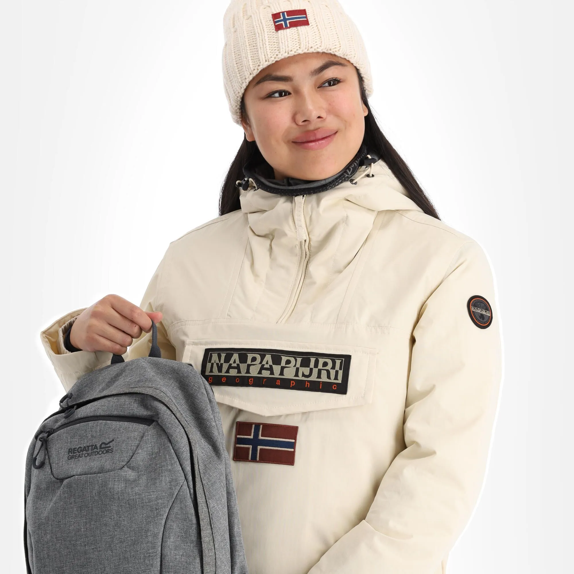 Napapijri, Rainforest W Winter 5 (2022/2023) Winter Anorak Dames Whitecap Grijs 6 Napapijri, Rainforest W Winter 5 (2022/2023) Winter Anorak Dames Whitecap Grijs - Afbeelding 4