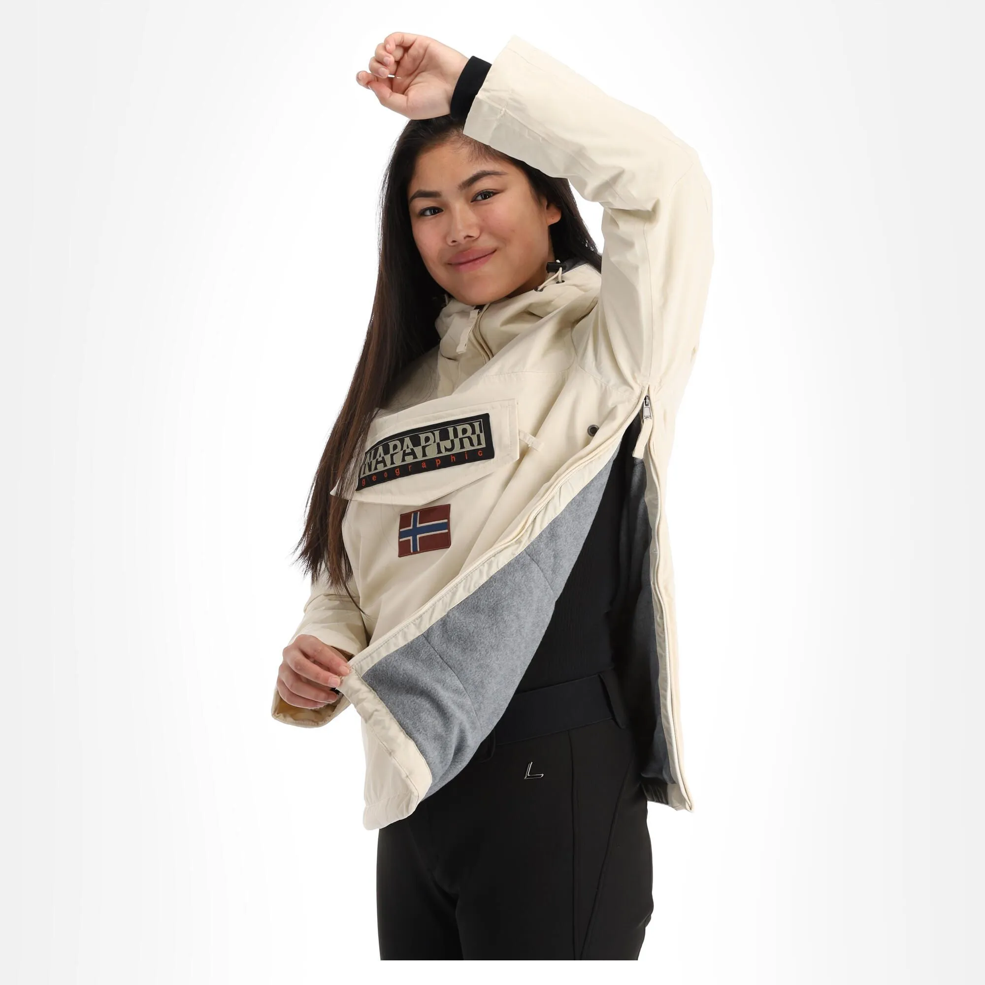 Napapijri, Rainforest W Winter 5 (2022/2023) Winter Anorak Dames Whitecap Grijs 7 Napapijri, Rainforest W Winter 5 (2022/2023) Winter Anorak Dames Whitecap Grijs - Afbeelding 5