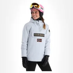 Napapijri, Rainforest W Winter 5 (2022/2023) Winter Anorak Dames Glacier Grijs